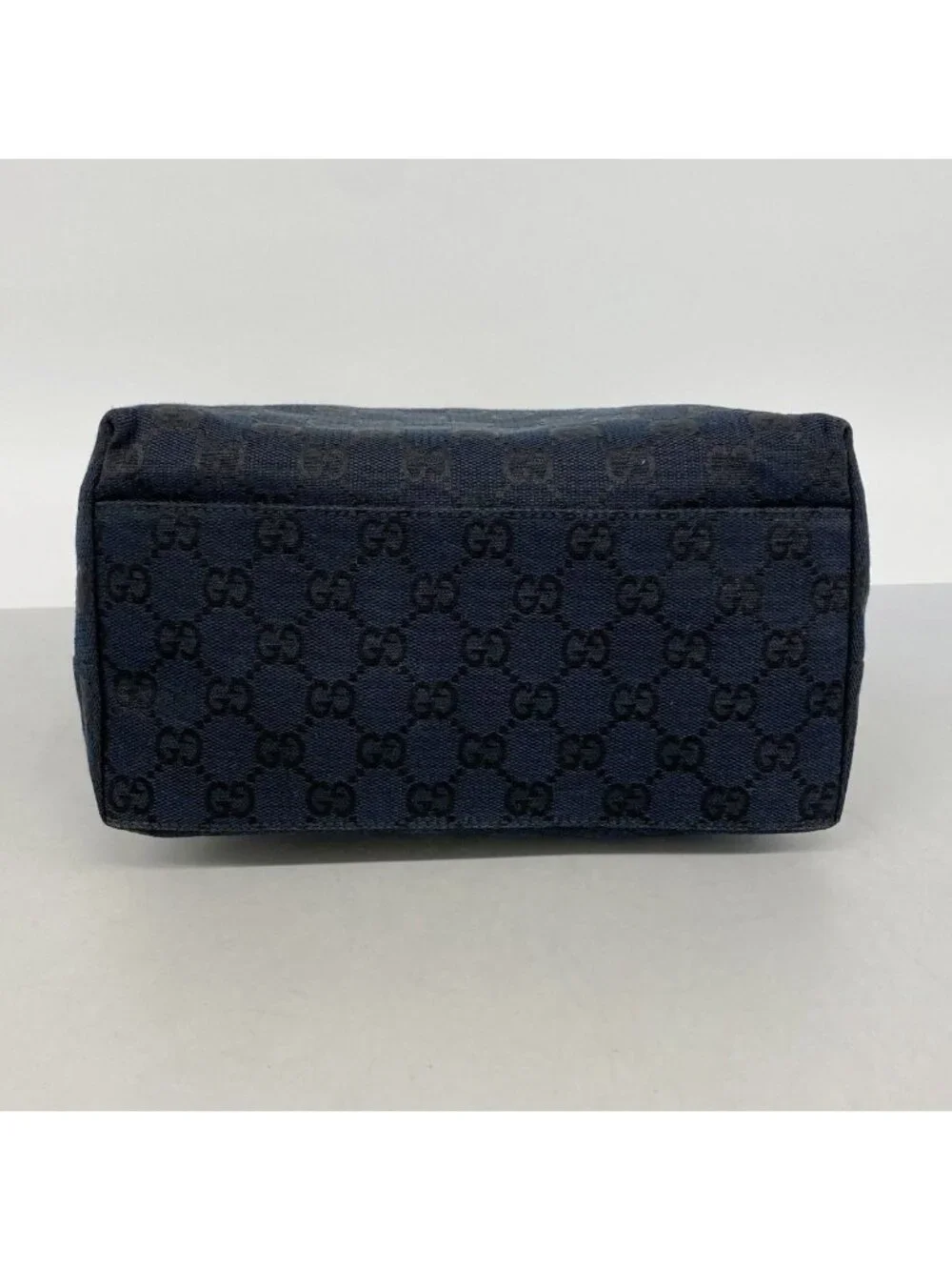 Gucci Shoulder Bag GG Canvas 001 Black Silver